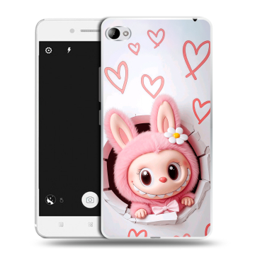 Силиконовый чехол на Lenovo S90 с принтом Labubu Лабубу