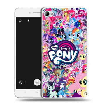 Силиконовый чехол на Lenovo S90 с принтом My little pony Дружба чудо