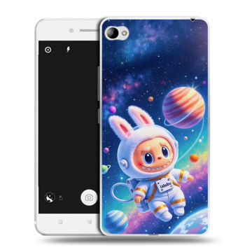 Силиконовый чехол на Lenovo S90 с принтом Labubu Лабубу