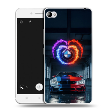 Силиконовый чехол на Lenovo S90 с принтом BMW БМВ