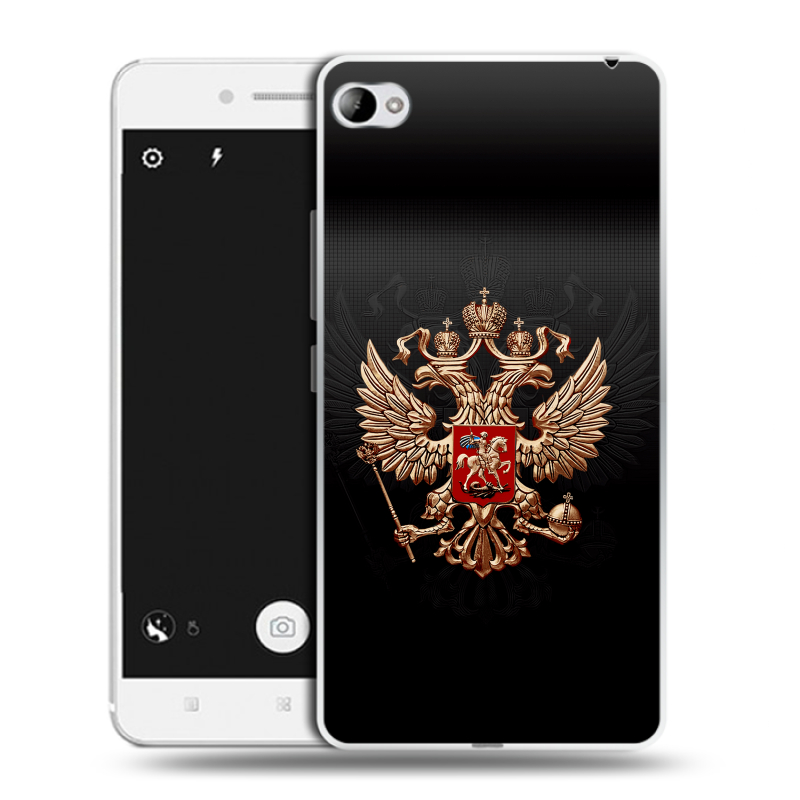 Пластиковый чехол на Lenovo S90 с принтом Герб России Пластиковый чехол на Lenovo S90 с принтом Герб России