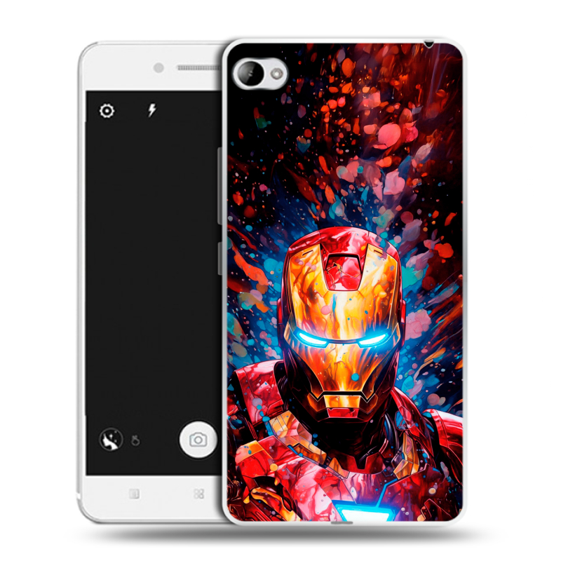 Пластиковый чехол на Lenovo S90 с принтом Железный человек Ironman Пластиковый чехол на Lenovo S90 с принтом Железный человек Ironman