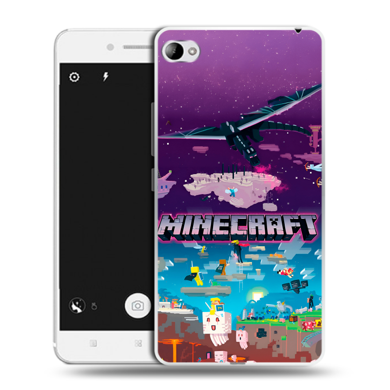 Пластиковый чехол на Lenovo S90 с принтом Майнкрафт Minecraft Пластиковый чехол на Lenovo S90 с принтом Майнкрафт Minecraft