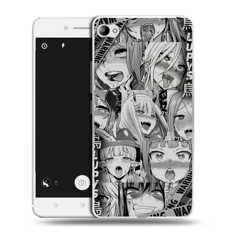 Силиконовый чехол на Lenovo S90 с принтом Ahegao Ахегао Аниме Силиконовый чехол на Lenovo S90 с принтом Ahegao Ахегао Аниме