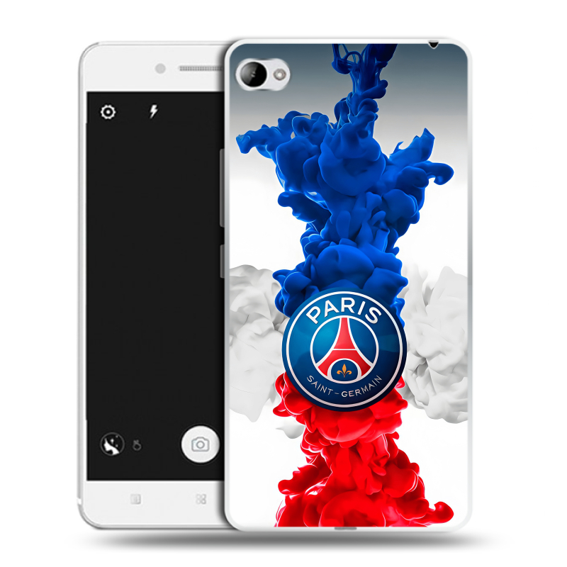 Силиконовый чехол на Lenovo S90 с принтом PSG ПСЖ Силиконовый чехол на Lenovo S90 с принтом PSG ПСЖ