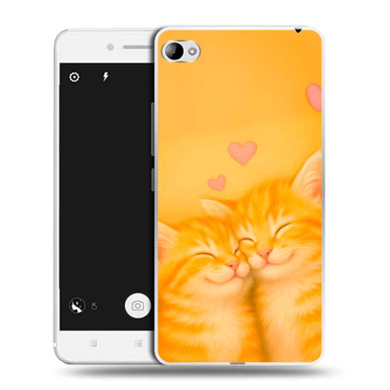 Пластиковый чехол на Lenovo S90 с принтом Милые котята Пластиковый чехол на Lenovo S90 с принтом Милые котята