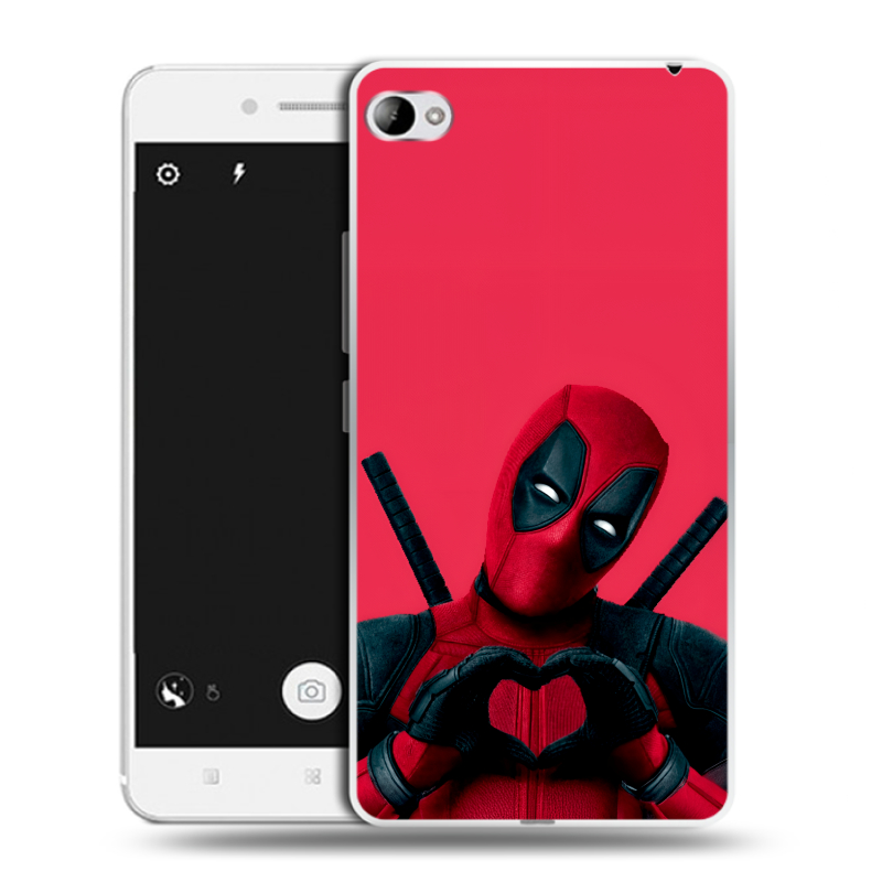 Силиконовый чехол на Lenovo S90 с принтом Дедпул Deadpool Силиконовый чехол на Lenovo S90 с принтом Дедпул Deadpool