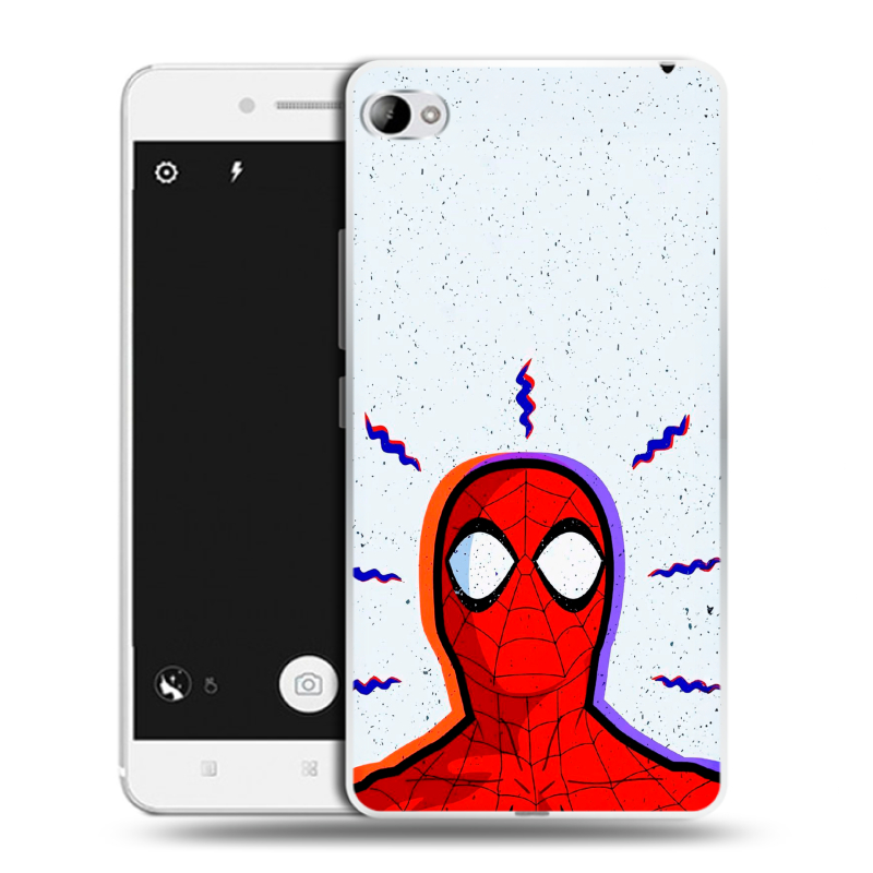Силиконовый чехол на Lenovo S90 с принтом Spiderman Человек паук Силиконовый чехол на Lenovo S90 с принтом Spiderman Человек паук