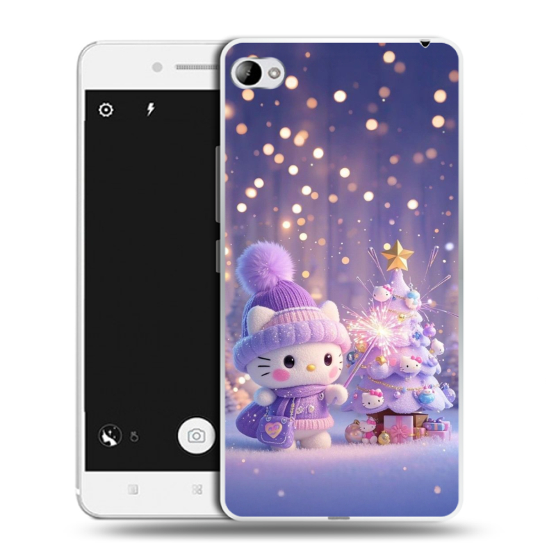 Пластиковый чехол на Lenovo S90 с принтом Новый год Пластиковый чехол на Lenovo S90 с принтом Новый год