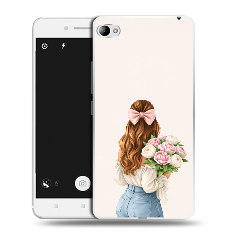 Силиконовый чехол на Lenovo S90 с принтом женский Силиконовый чехол на Lenovo S90 с принтом женский
