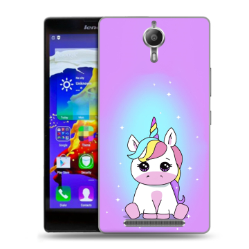 Пластиковый чехол на Lenovo P90 с принтом Единорог Пластиковый чехол на Lenovo P90 с принтом Единорог