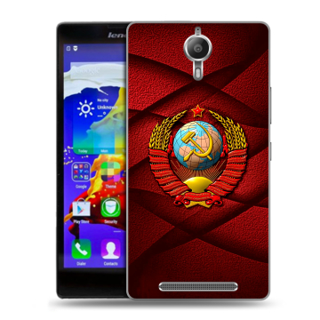 Пластиковый чехол на Lenovo P90 с принтом Герб СССР Пластиковый чехол на Lenovo P90 с принтом Герб СССР