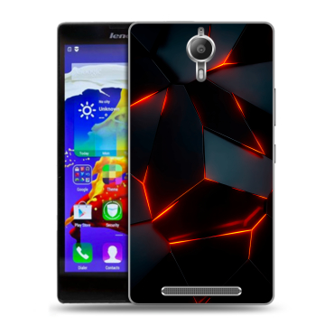 Пластиковый чехол на Lenovo P90 с принтом Яркие абстракции Пластиковый чехол на Lenovo P90 с принтом Яркие абстракции