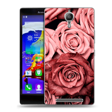 Пластиковый чехол на Lenovo P90 с принтом Цветы розы Пластиковый чехол на Lenovo P90 с принтом Цветы розы