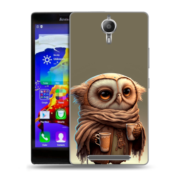 Пластиковый чехол на Lenovo P90 с принтом Сова Пластиковый чехол на Lenovo P90 с принтом Сова