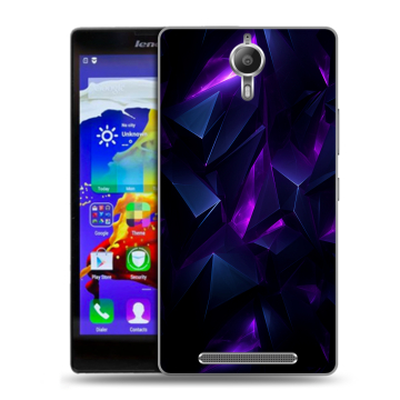 Пластиковый чехол на Lenovo P90 с принтом Абстракиция