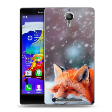 Пластиковый чехол на Lenovo P90 с принтом лиса