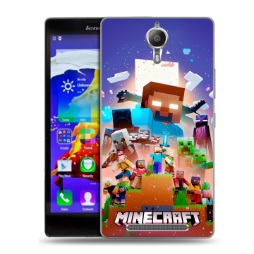 Пластиковый чехол на Lenovo P90 с принтом Майнкрафт Minecraft Пластиковый чехол на Lenovo P90 с принтом Майнкрафт Minecraft
