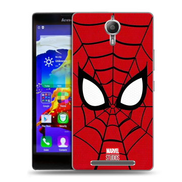 Пластиковый чехол на Lenovo P90 с принтом человек паук spiderman Пластиковый чехол на Lenovo P90 с принтом человек паук spiderman