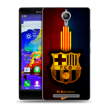 Пластиковый чехол на Lenovo P90 с принтом Барселона Barcelona