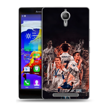 Пластиковый чехол на Lenovo P90 с принтом Реал Роналдо Real Ronaldo