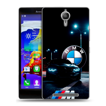 Пластиковый чехол на Lenovo P90 с принтом БМВ BMW Пластиковый чехол на Lenovo P90 с принтом БМВ BMW