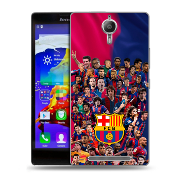 Пластиковый чехол на Lenovo P90 с принтом Барселона Barcelona