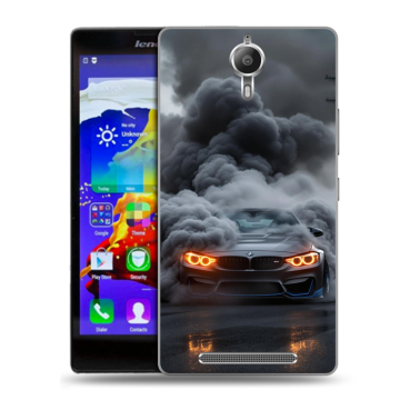 Пластиковый чехол на Lenovo P90 с принтом BMW БМВ Пластиковый чехол на Lenovo P90 с принтом BMW БМВ