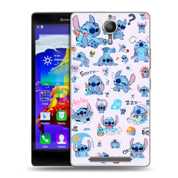 Пластиковый чехол на Lenovo P90 с принтом Лило и Стич