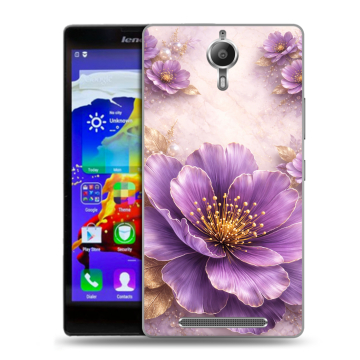 Пластиковый чехол на Lenovo P90 с принтом женский