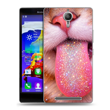 Пластиковый чехол на Lenovo P90 с принтом для девочек