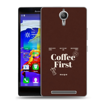 Пластиковый чехол на Lenovo P90 с принтом женский