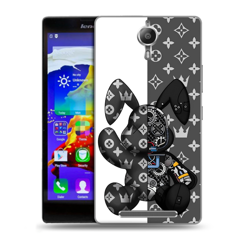 Пластиковый чехол на Lenovo P90 с принтом Луи робот Пластиковый чехол на Lenovo P90 с принтом Луи робот