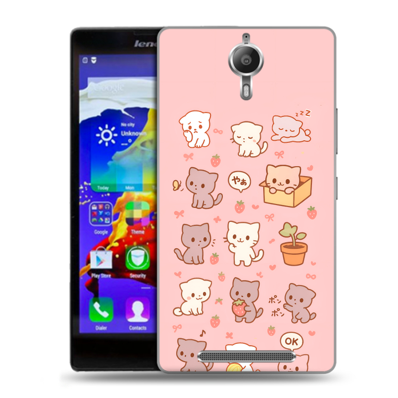 Пластиковый чехол на Lenovo P90 с принтом Hello Kitty Хелоу Кити Пластиковый чехол на Lenovo P90 с принтом Hello Kitty Хелоу Кити