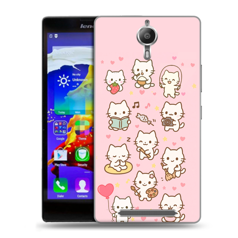 Пластиковый чехол на Lenovo P90 с принтом Hello Kitty Хелоу Кити Пластиковый чехол на Lenovo P90 с принтом Hello Kitty Хелоу Кити