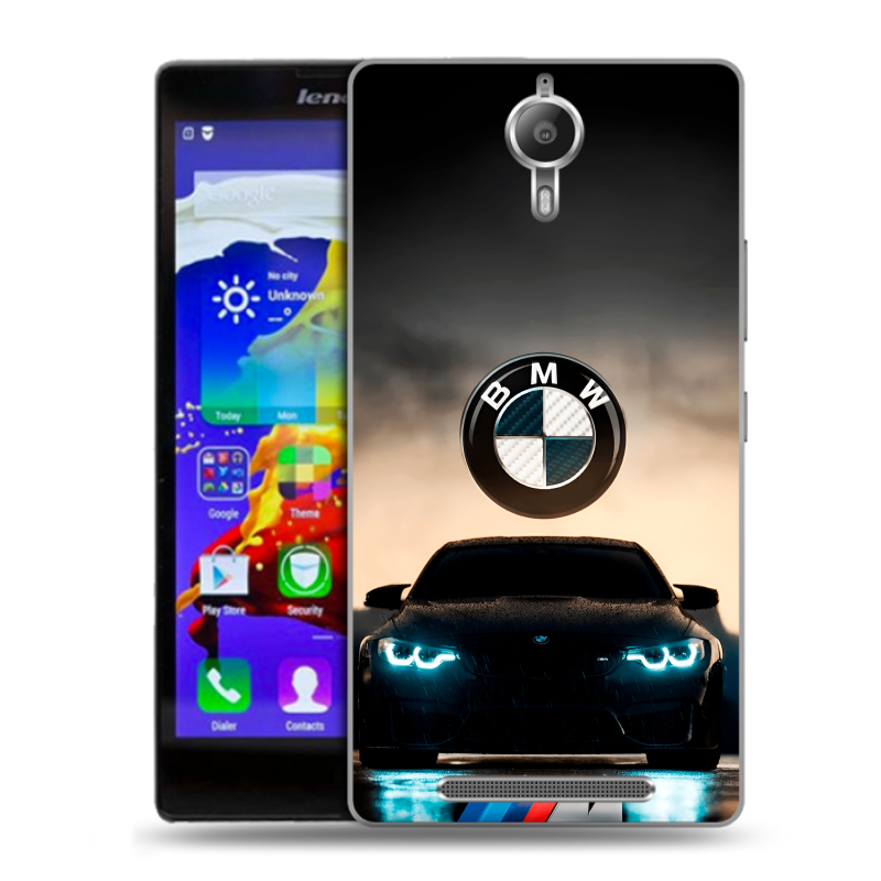 Пластиковый чехол на Lenovo P90 с принтом БМВ BMW Пластиковый чехол на Lenovo P90 с принтом БМВ BMW