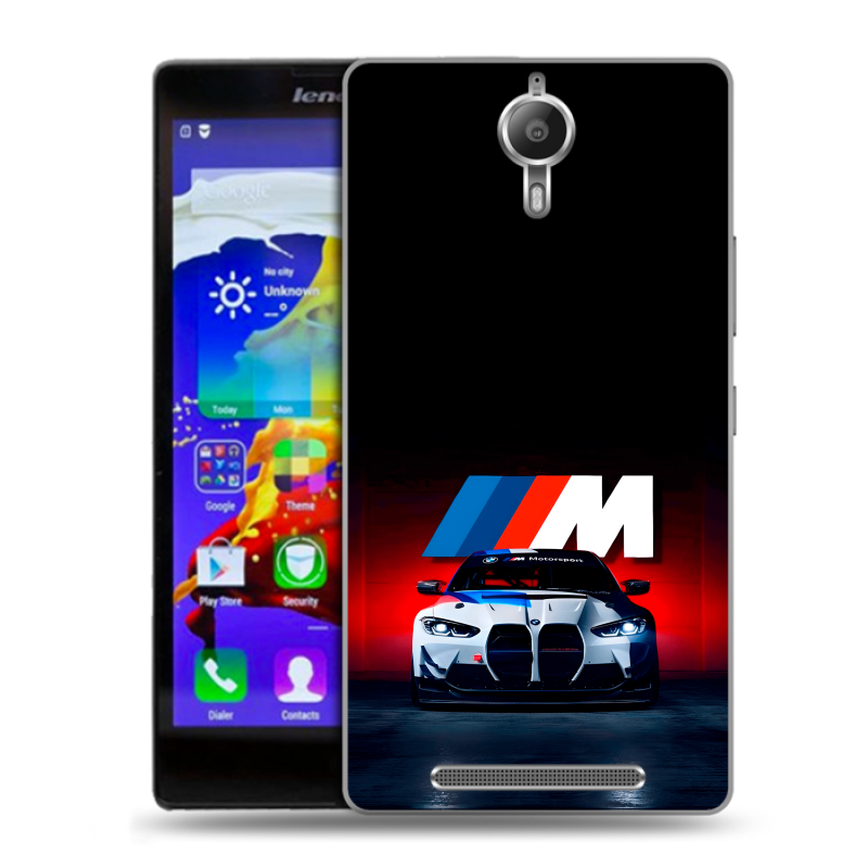 Пластиковый чехол на Lenovo P90 с принтом БМВ BMW Пластиковый чехол на Lenovo P90 с принтом БМВ BMW