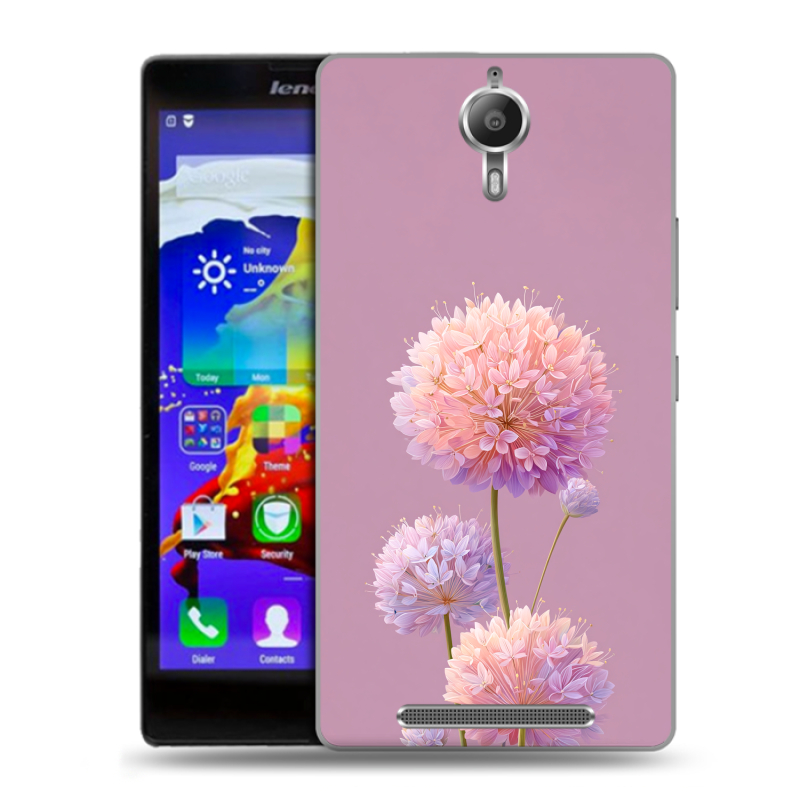 Пластиковый чехол на Lenovo P90 с принтом Цветы Пластиковый чехол на Lenovo P90 с принтом Цветы