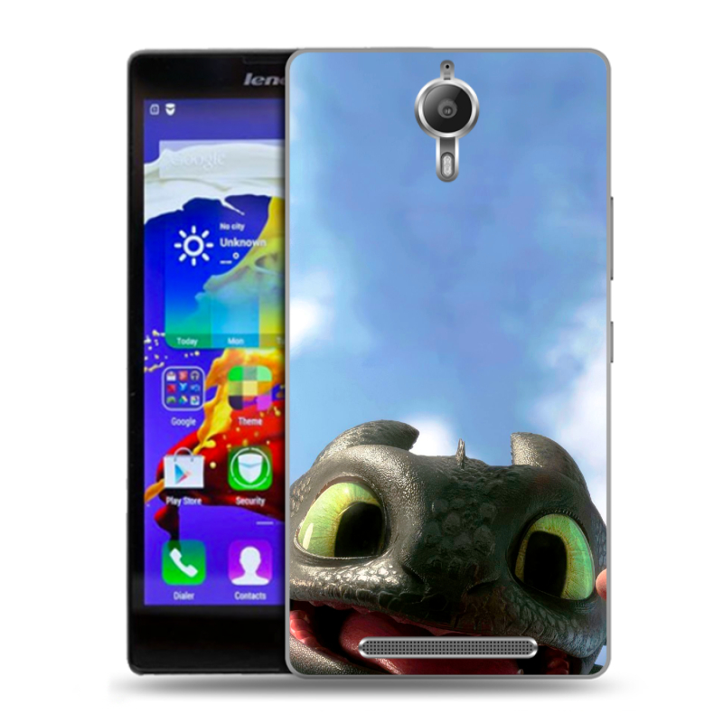 Пластиковый чехол на Lenovo P90 с принтом Как приручить дракона Пластиковый чехол на Lenovo P90 с принтом Как приручить дракона