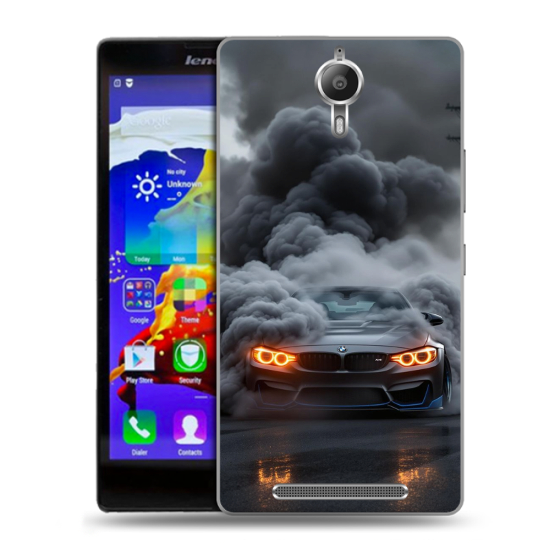 Пластиковый чехол на Lenovo P90 с принтом BMW БМВ Пластиковый чехол на Lenovo P90 с принтом BMW БМВ