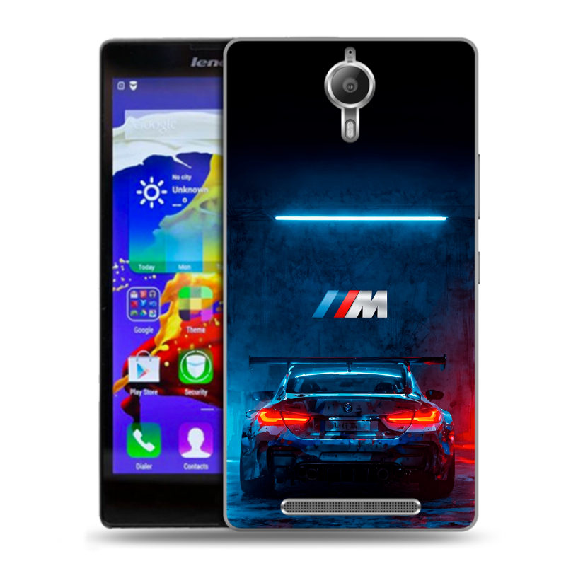 Пластиковый чехол на Lenovo P90 с принтом BMW БМВ Пластиковый чехол на Lenovo P90 с принтом BMW БМВ