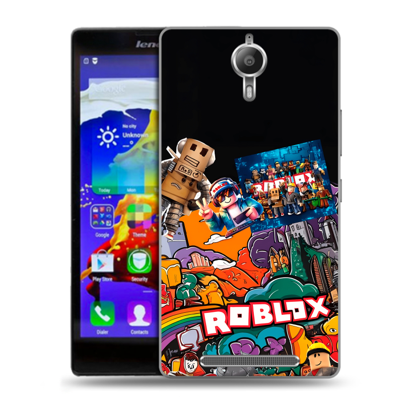 Пластиковый чехол на Lenovo P90 с принтом Roblox Роблокс Пластиковый чехол на Lenovo P90 с принтом Roblox Роблокс