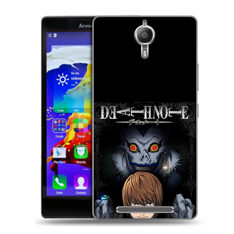 Пластиковый чехол на Lenovo P90 с принтом Death note Тетрадь смерти Пластиковый чехол на Lenovo P90 с принтом Death note Тетрадь смерти
