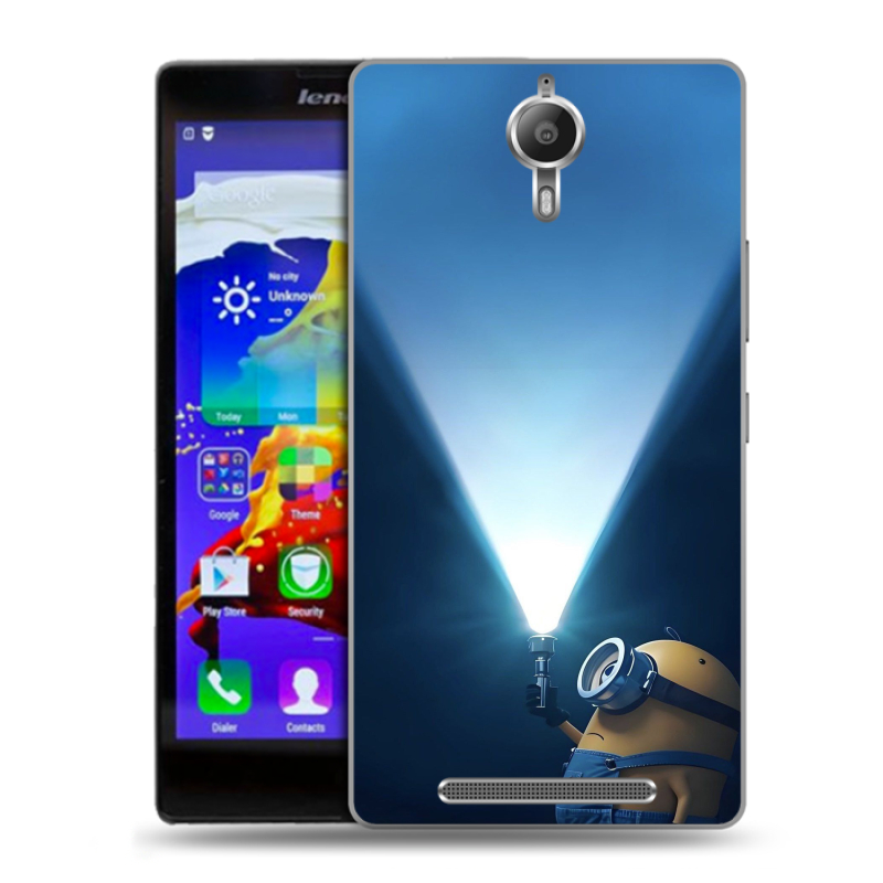 Пластиковый чехол на Lenovo P90 с принтом Миньоны Пластиковый чехол на Lenovo P90 с принтом Миньоны