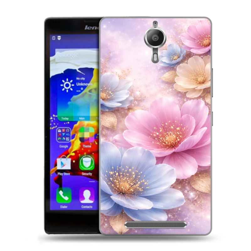 Пластиковый чехол на Lenovo P90 с принтом женский Пластиковый чехол на Lenovo P90 с принтом женский