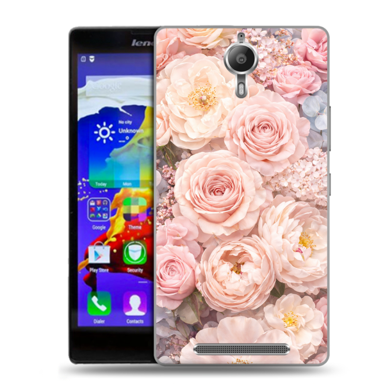 Пластиковый чехол на Lenovo P90 с принтом женский Пластиковый чехол на Lenovo P90 с принтом женский