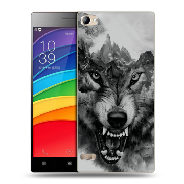 Пластиковый чехол на Lenovo Vibe X2 Pro с принтом Волк Пластиковый чехол на Lenovo Vibe X2 Pro с принтом Волк
