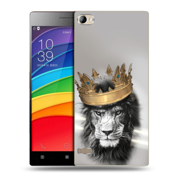 Пластиковый чехол на Lenovo Vibe X2 Pro с принтом Лев с короной Пластиковый чехол на Lenovo Vibe X2 Pro с принтом Лев с короной