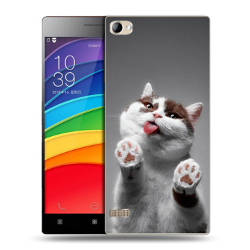Пластиковый чехол на Lenovo Vibe X2 Pro с принтом Коты Пластиковый чехол на Lenovo Vibe X2 Pro с принтом Коты