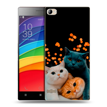 Пластиковый чехол на Lenovo Vibe X2 Pro с принтом Кошки Пластиковый чехол на Lenovo Vibe X2 Pro с принтом Кошки